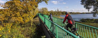 © Sascha Kreklau - Radfahrer am Halterner Stausee