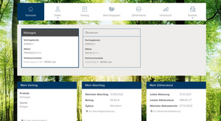 Die Startseite des Onlineservice-Centers Die Startseite des Onlineservice-Centers