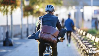 mit dem Fahrrad zur Arbeit