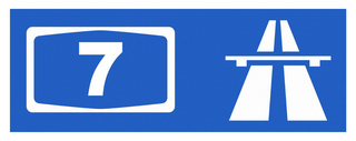 Autobahnschild A 7