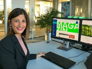 Christine Czopka stellt das Online-Magazin vor