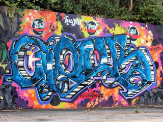 Gelsenkirchens Wände mit Graffiti verziert