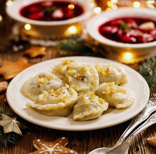 Pierogi - die gefüllten Teigtaschen sind ein traditionelles polnisches Gericht