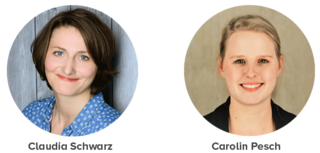 Claudia Schwarz und Carolin Pesch Claudia Schwarz und Carolin Pesch